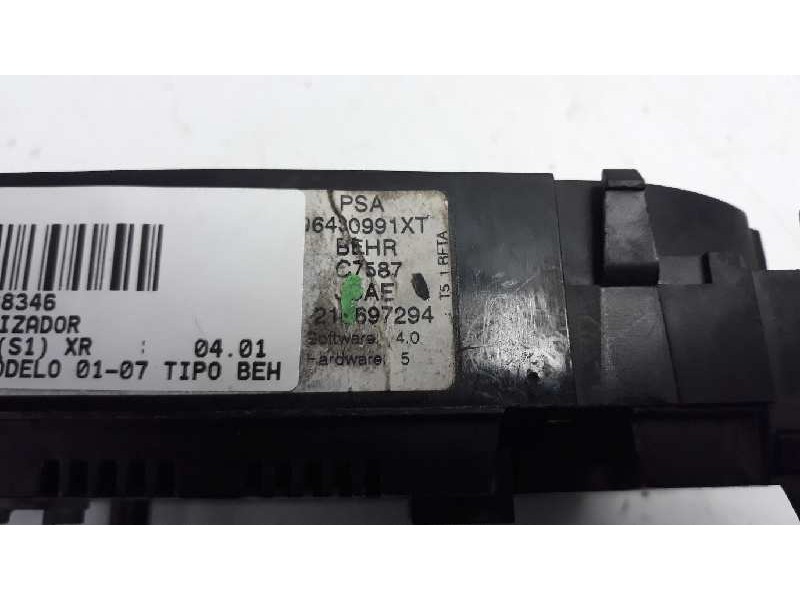 Recambio de mando climatizador para peugeot 307 (s1) xr referencia OEM IAM 96430991XT  