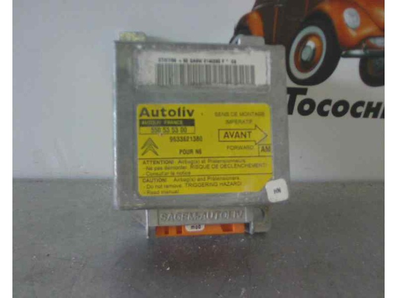 Recambio de centralita airbag para citroen xsara berlina referencia OEM IAM 9633621380 550535300 7117