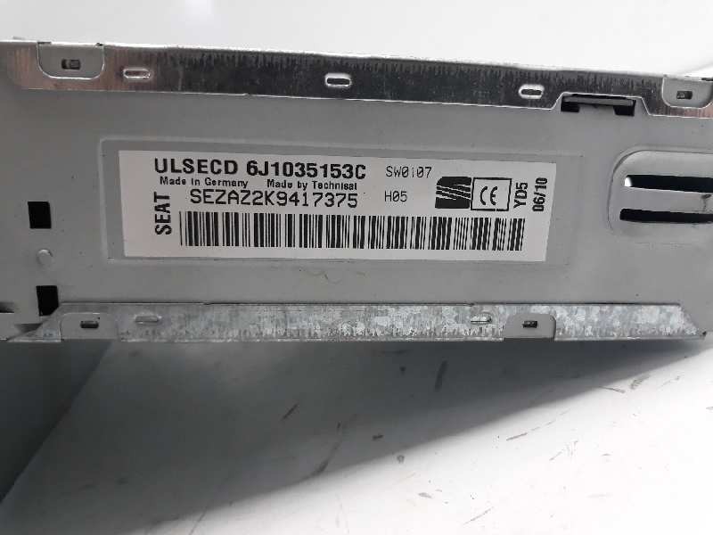 Recambio de sistema audio / radio cd para seat ibiza (6j5) good stuff referencia OEM IAM 6J1035153C  