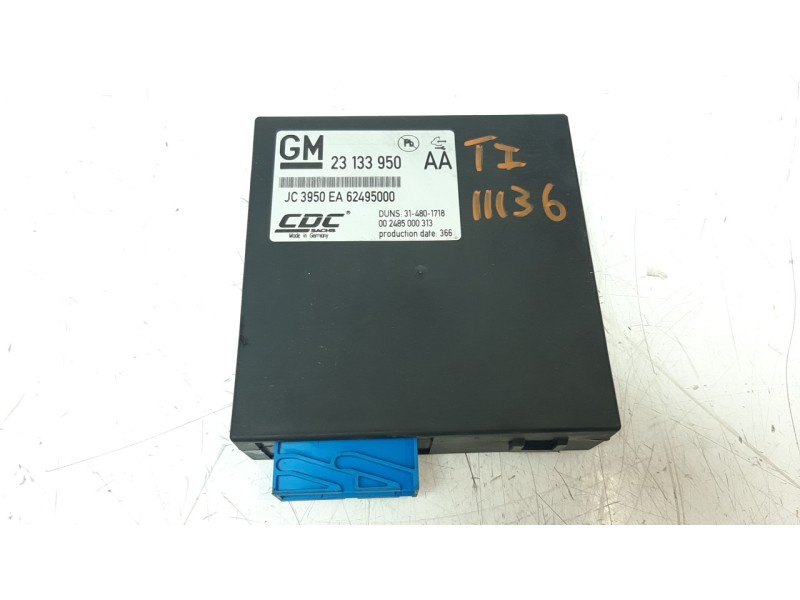 Recambio de modulo electronico para opel astra j gtc 1.6 cdti dpf referencia OEM IAM 23133950  