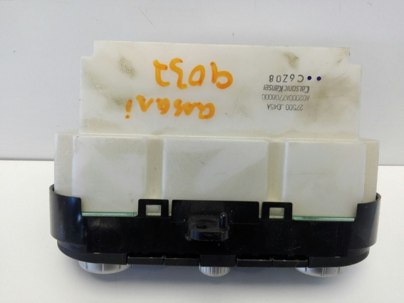 Recambio de mando climatizador para nissan qashqai (j10) acenta referencia OEM IAM 27500JD45A  