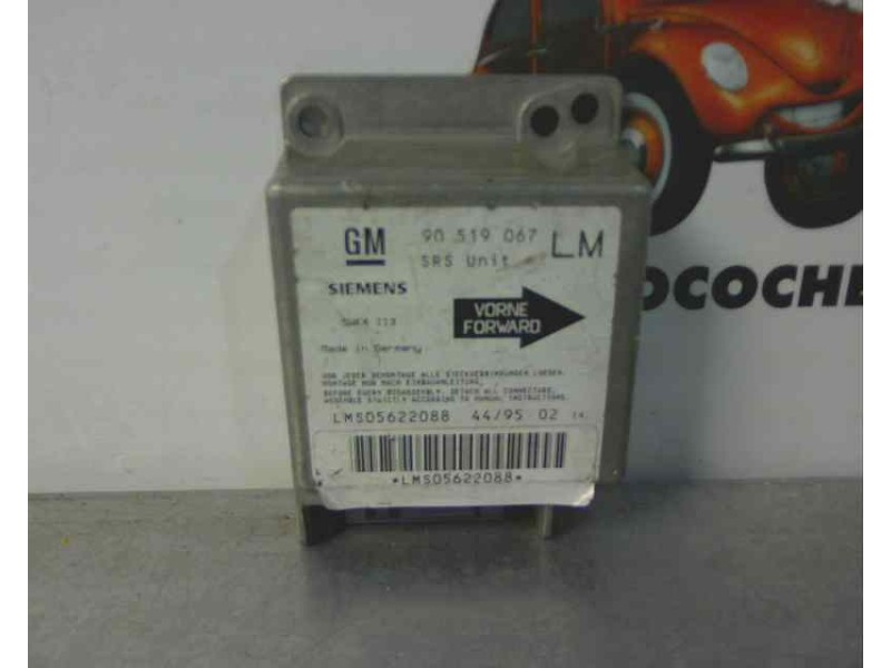 Recambio de centralita airbag para opel astra f berlina referencia OEM IAM 90519067LM 5WK4113 