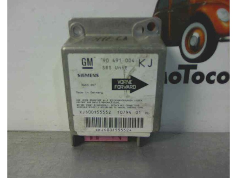 Recambio de centralita airbag para opel omega b referencia OEM IAM 90491004KJ 5WK4087 