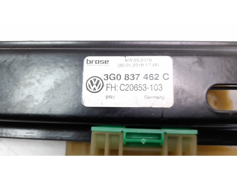 Recambio de elevalunas delantero derecho para volkswagen passat lim. (3g2) 1.8 tsi referencia OEM IAM 3G0837462C 106236416 