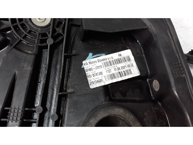 Recambio de elevalunas delantero derecho para kia ceed 1.0 tgdi cat referencia OEM IAM 82480J7010  