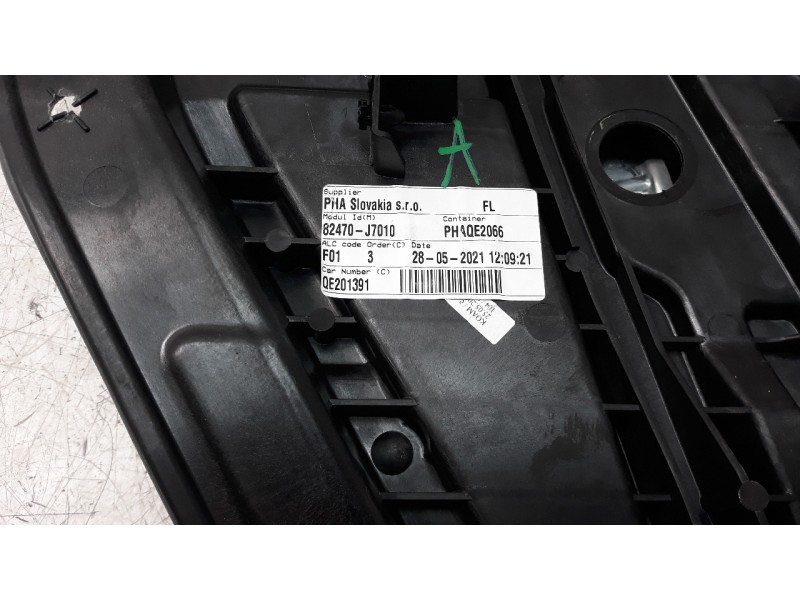 Recambio de elevalunas delantero izquierdo para kia ceed 1.0 tgdi cat referencia OEM IAM 82470J7010  
