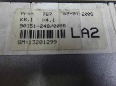 Recambio de mando climatizador para opel astra h caravan 1.6 16v referencia OEM IAM 132012999 901512480006  2