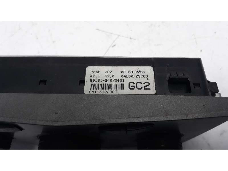 Recambio de mando climatizador para opel astra gtc sport referencia OEM IAM 1322963 901512400003 