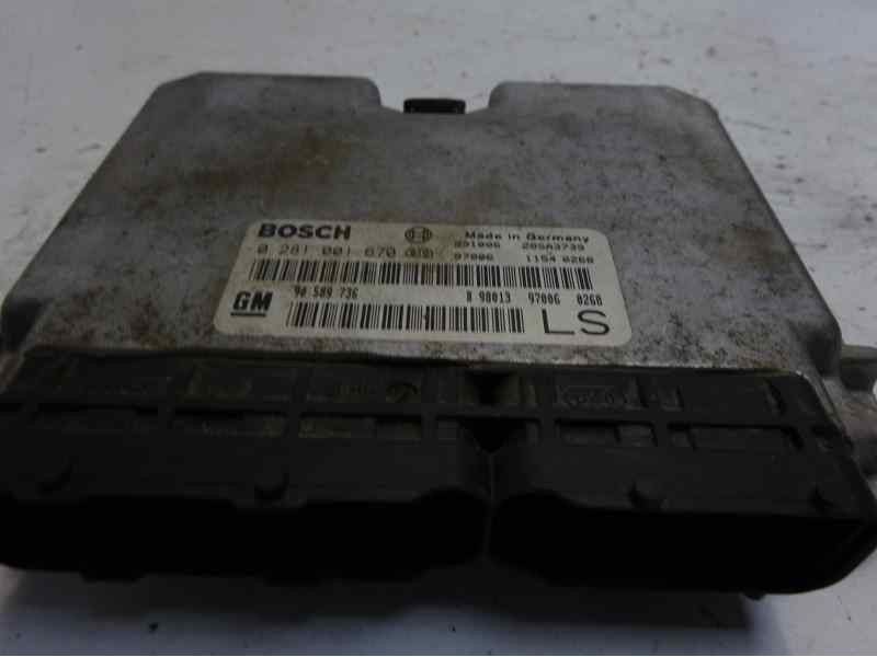 Recambio de centralita motor uce para opel astra g berlina club referencia OEM IAM 90589736 0281001670 