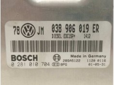 Recambio de centralita motor uce para volkswagen passat variant (3b6) edition referencia OEM IAM 038906019ER 0281010704  2