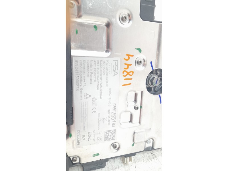 Recambio de antena para opel corsa f gs referencia OEM IAM 9860265180 9848946480 