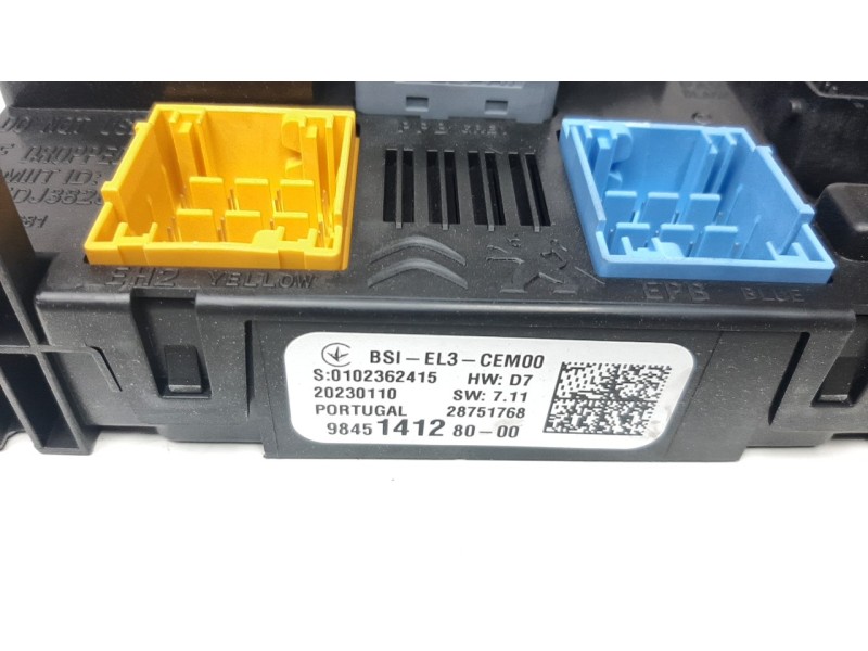 Recambio de caja reles / fusibles para peugeot 2008 (p1) 1.2 puretech referencia OEM IAM 9845141280  