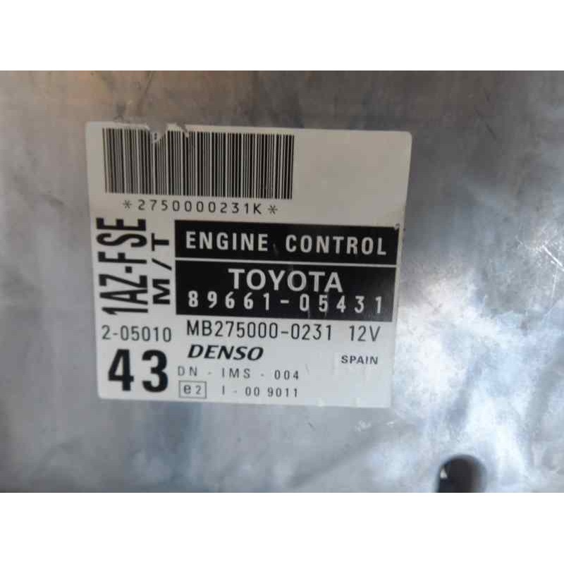 Recambio de centralita motor uce para toyota avensis berlina (t 22) 2.0 sol (4-ptas.) referencia OEM IAM 8966105431 MB2750000231