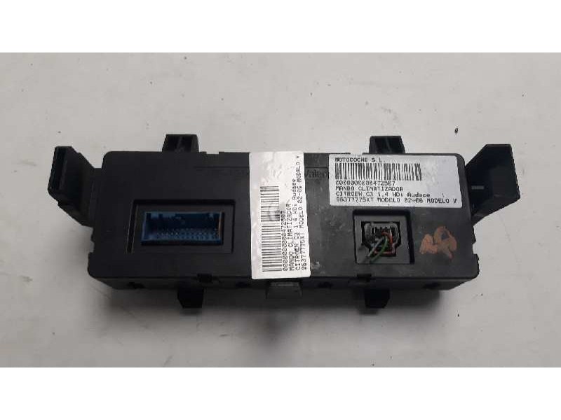 Recambio de mando climatizador para citroen c3 1.4 hdi audace referencia OEM IAM 96377775XT  