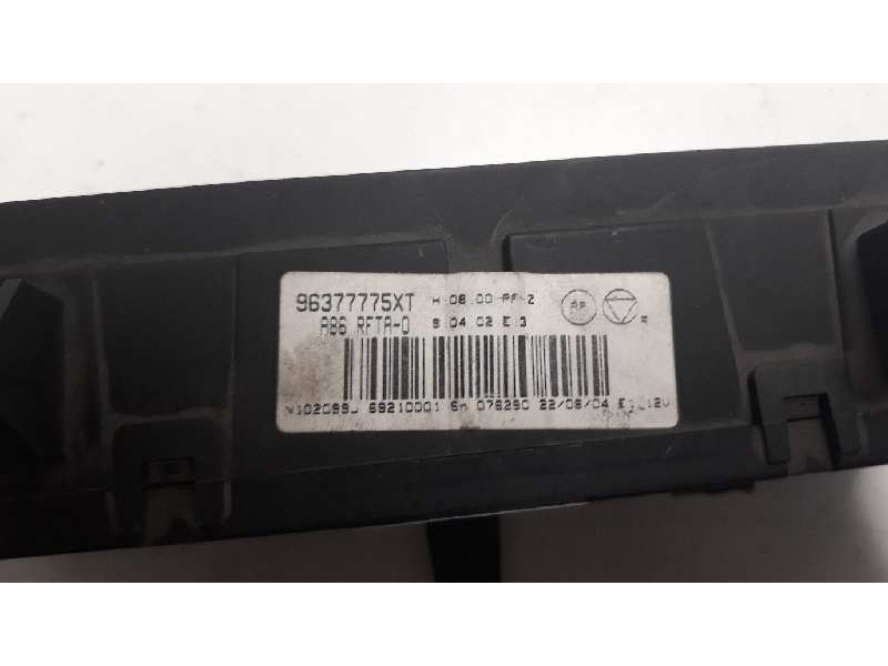 Recambio de mando climatizador para citroen c3 1.4 hdi audace referencia OEM IAM 96377775XT  