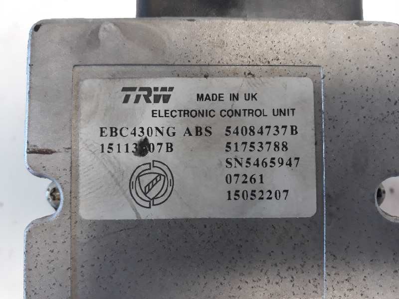 Recambio de abs para fiat croma (194) 1.9 8v multijet active referencia OEM IAM 51753788  