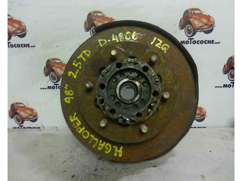 Recambio de mangueta delantera derecha para mitsubishi galloper (hyundai) 2.5 turbodiesel referencia OEM IAM   4806