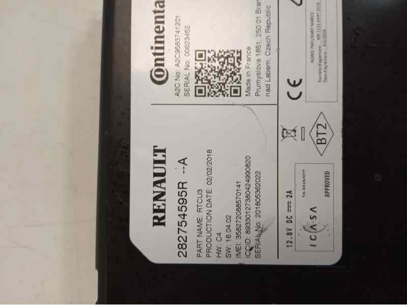 Recambio de modulo electronico para renault megane iv grandtour zen referencia OEM IAM 282754595R 282754595R 