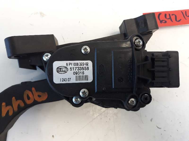 Recambio de potenciometro pedal para fiat croma (194) 1.9 8v multijet active referencia OEM IAM 51733558  