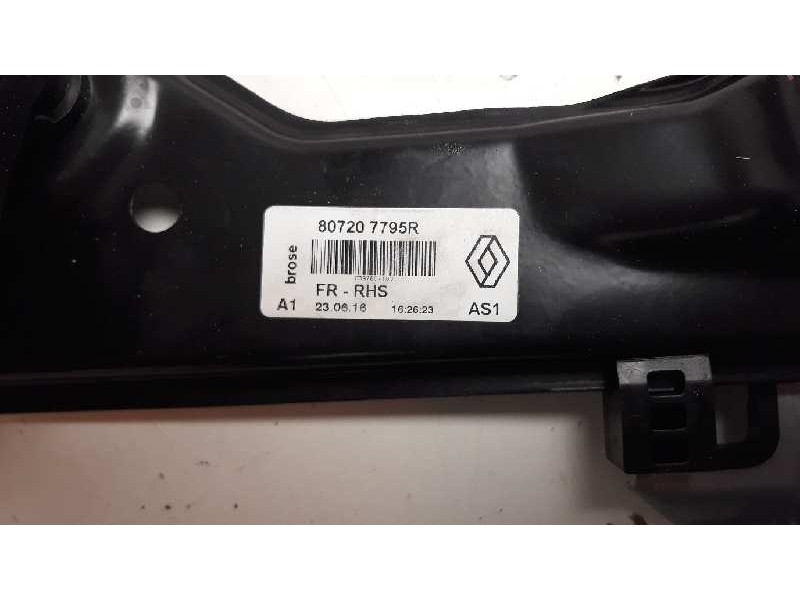 Recambio de elevalunas delantero derecho para renault kadjar zen referencia OEM IAM 807207795R  