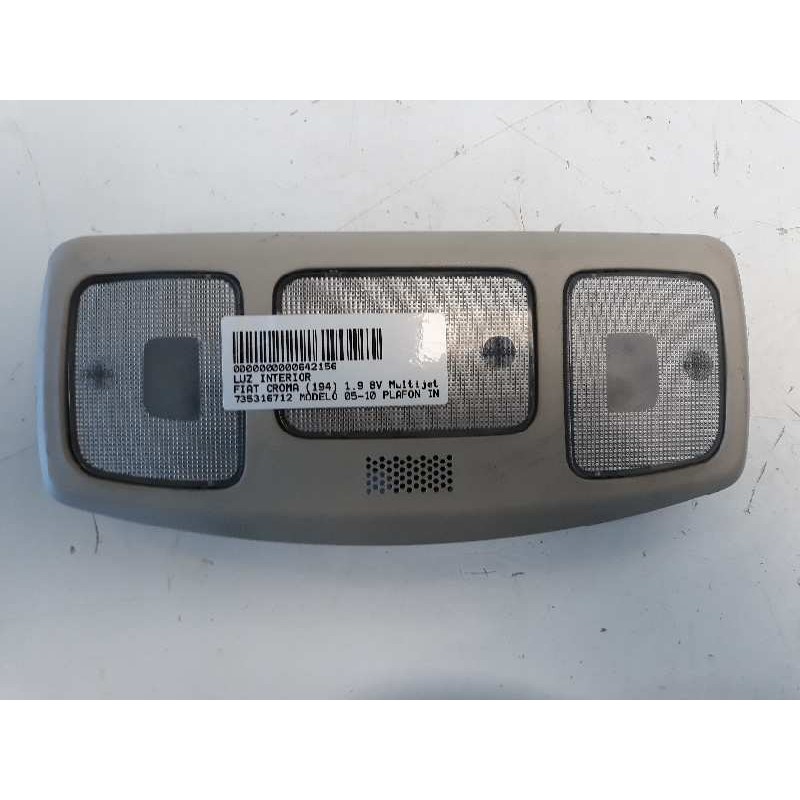 Recambio de luz interior para fiat croma (194) 1.9 8v multijet active referencia OEM IAM 735316712  