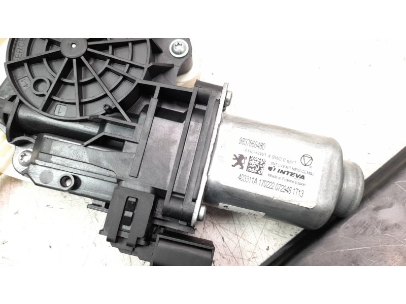 Recambio de elevalunas trasero derecho para peugeot 508 allure pack referencia OEM IAM 9837666480  