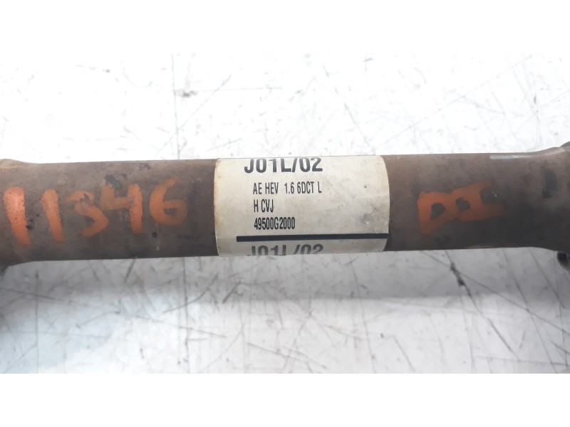Recambio de transmision delantera izquierda para hyundai ioniq referencia OEM IAM 49500G2000  