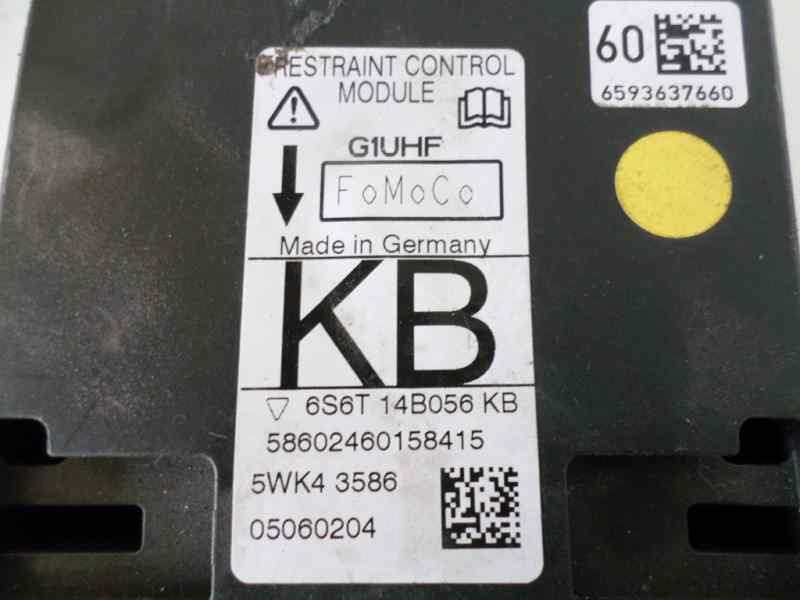 Recambio de centralita airbag para ford fiesta (cbk) steel referencia OEM IAM 6S6T14B056KB 5WK43586 