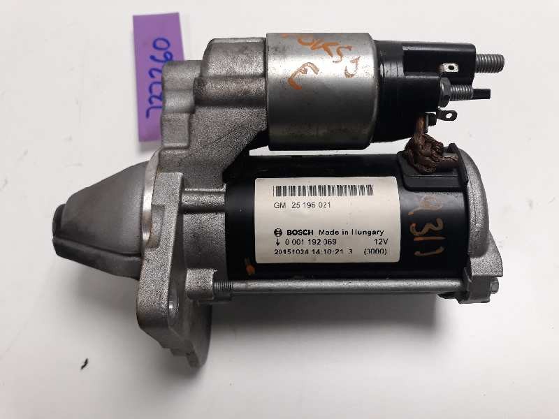 Recambio de motor arranque para opel corsa e selective referencia OEM IAM 25196021 ARF950201 S50569