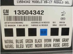 Recambio de modulo confort para opel insignia berlina cosmo referencia OEM IAM 13504342 F00HJ00551  2