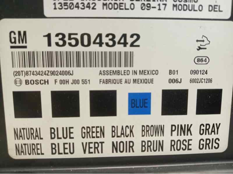 Recambio de modulo confort para opel insignia berlina cosmo referencia OEM IAM 13504342 F00HJ00551 