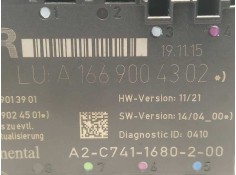 Recambio de modulo confort para mercedes-benz clase a (w176) a 200 cdi (176.008) referencia OEM IAM A1669004302 A2C7411680200  2