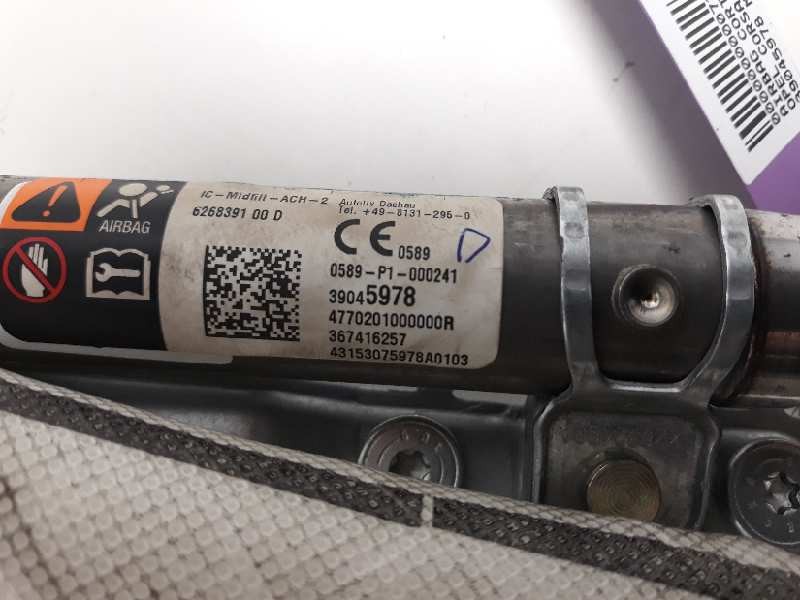 Recambio de airbag cortina delantero derecho para opel corsa e selective referencia OEM IAM 39045978  