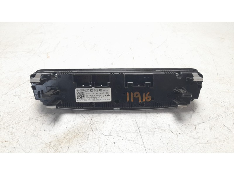 Recambio de mando climatizador para audi a3 sportback (8vf) referencia OEM IAM 8V0820043AM  