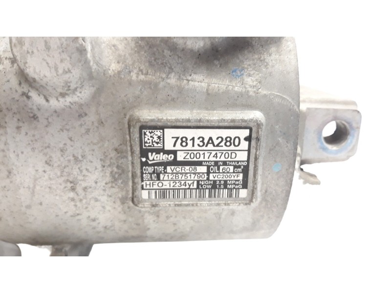 Recambio de compresor aire acondicionado para mitsubishi space star (a00) 1.2 referencia OEM IAM 7813A280  