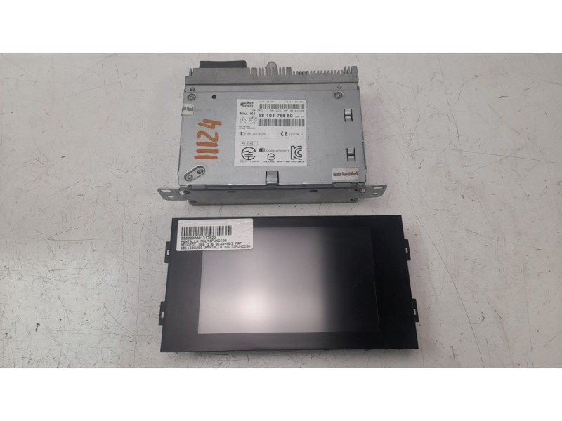 Recambio de sistema navegacion gps para peugeot 308 1.6 blue-hdi fap referencia OEM IAM 9811486280  