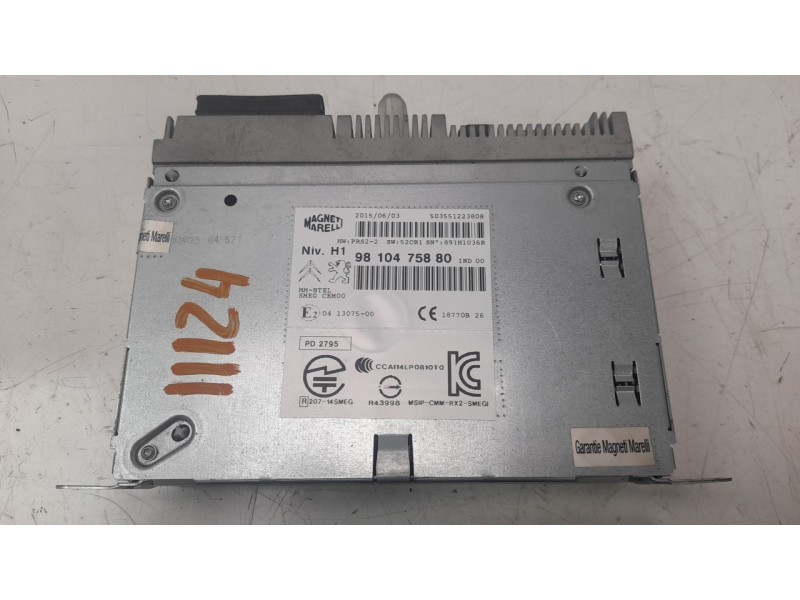 Recambio de sistema navegacion gps para peugeot 308 1.6 blue-hdi fap referencia OEM IAM 9811486280  