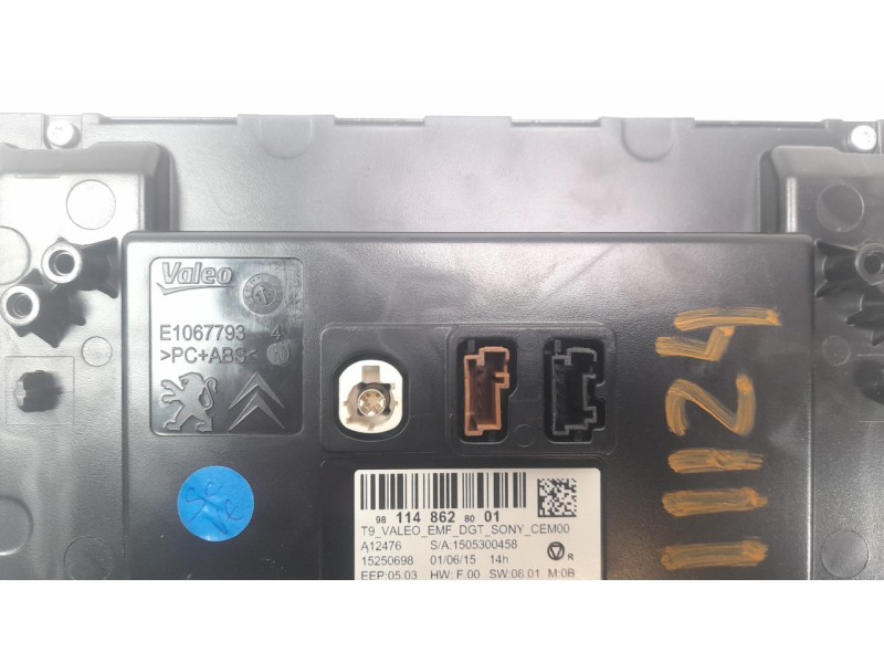 Recambio de sistema navegacion gps para peugeot 308 1.6 blue-hdi fap referencia OEM IAM 9811486280  