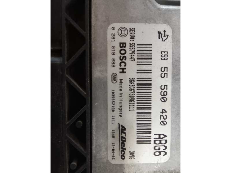 Recambio de centralita motor uce para opel astra j lim. excellence referencia OEM IAM 55590420 0201019088 