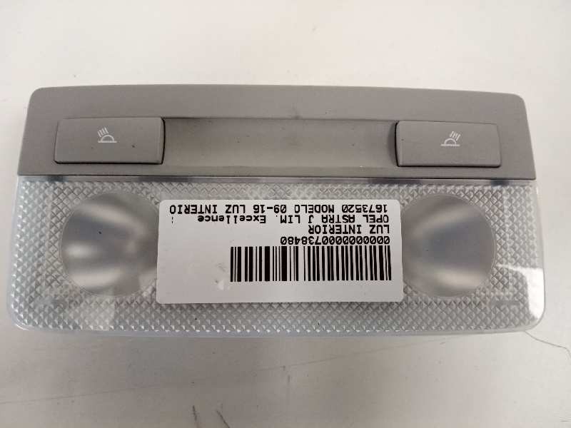 Recambio de luz interior para opel astra j lim. excellence referencia OEM IAM 1673520  