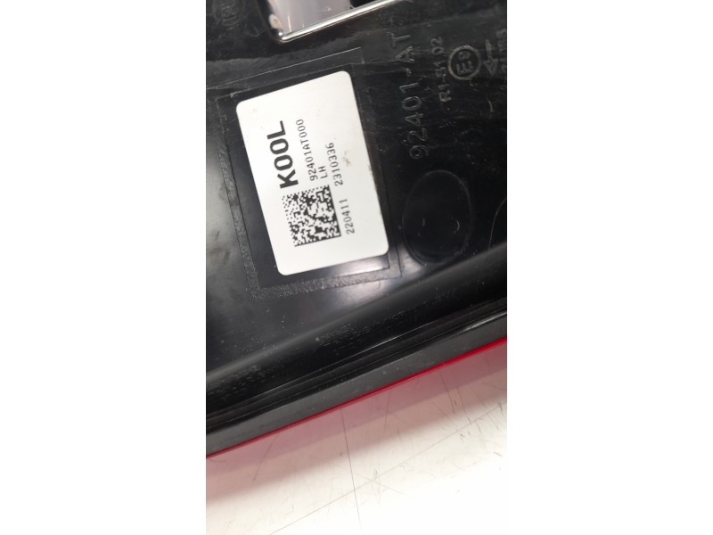 Recambio de piloto trasero izquierdo para kia niro referencia OEM IAM 92401AT000  