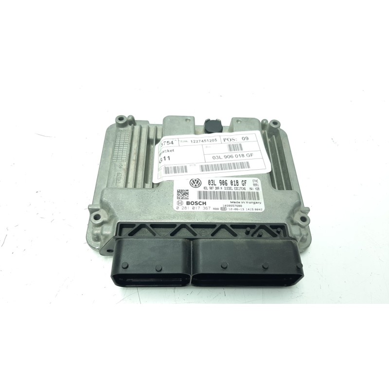 Recambio de centralita motor uce para volkswagen scirocco (137) 2.0 tdi referencia OEM IAM 03L906018GF 0281017367 