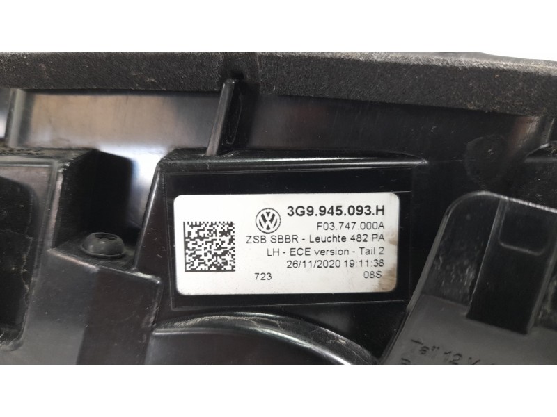 Recambio de piloto trasero izquierdo interior para volkswagen passat variant (cb5) r-line referencia OEM IAM 3G9945093H  