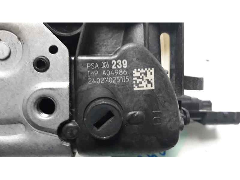 Recambio de cerradura puerta trasera derecha para peugeot 5008 access referencia OEM IAM 9800623980 006239 