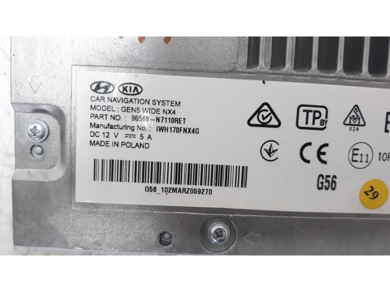 Recambio de sistema navegacion gps para hyundai tucson referencia OEM IAM 97250N7300  