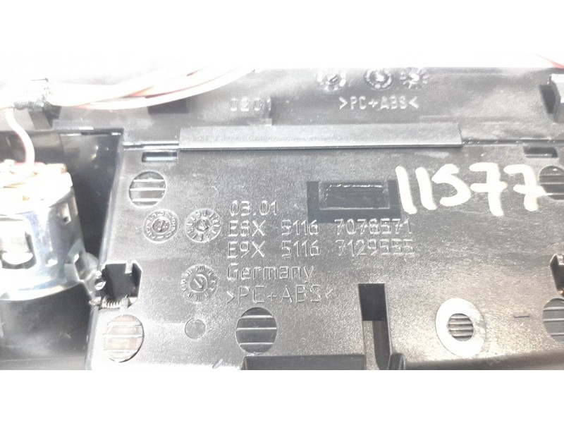 Recambio de cenicero para bmw serie 3 berlina (e90) 318d referencia OEM IAM 51167078571  