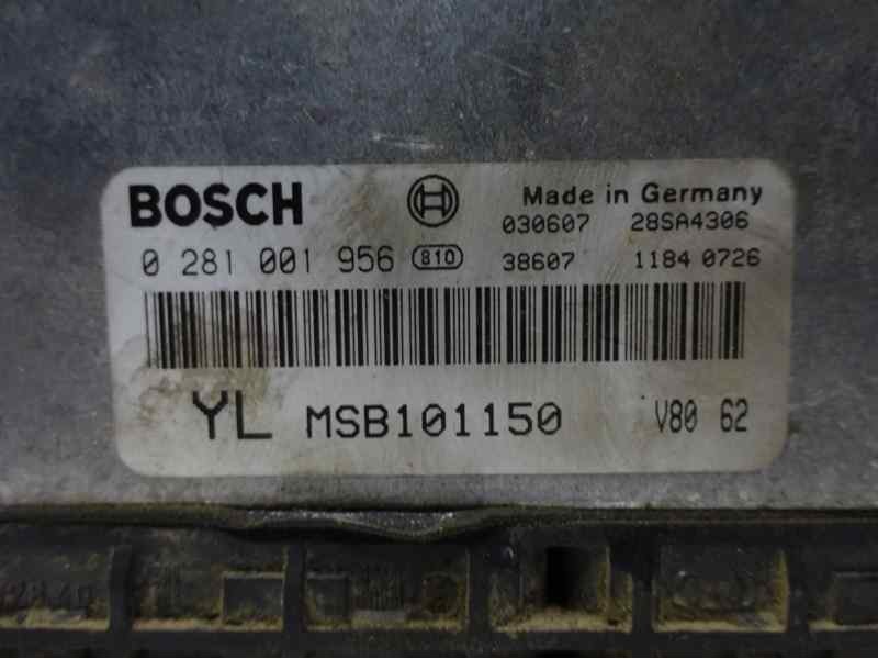 Recambio de centralita motor uce para mg rover streetwise 2.0 td referencia OEM IAM 0281001956  