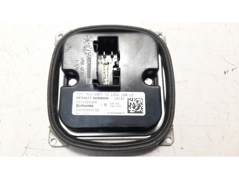 Recambio de centralita faros xenon para renault captur 0.9 energy referencia OEM IAM 260558608R A2C90665700 