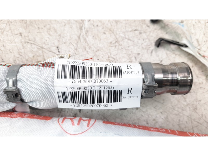 Recambio de airbag cortina delantero derecho para mg zs comfort referencia OEM IAM 7G5428DP  