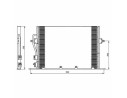 CONDENSADOR / RADIADOR AIRE ACONDICIONADO 97BW19710AF 97BW19710AF 7358 35196